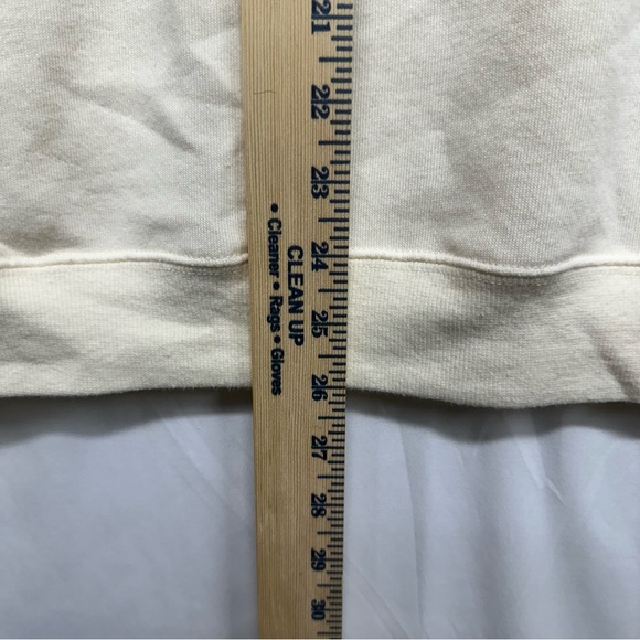 Disney Mickey Mouse Cream Graphic Sweatshirt 2XL Fleece Pullover - Picture 6 of 6